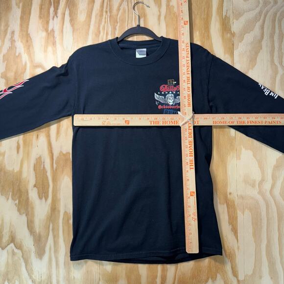 Vintage Y2K Billy’s long bar Oktoberfest  flame 00s LS shirt - Picture 4 of 4